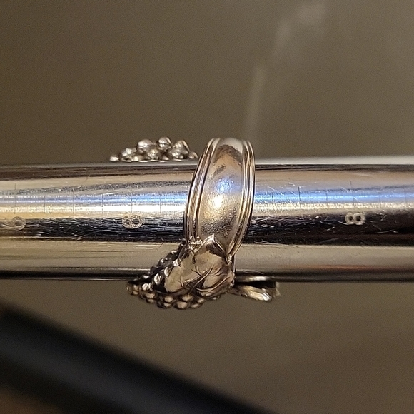 1890 Tiffany & Company Blackberry Spoon Ring in Sterling Silver # 87 Size 6.5-7 - Picture 13 of 13